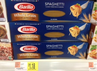 New $1.00 off any two BARILLA Whole Grain Pasta Coupon!