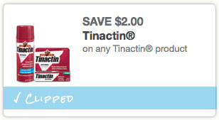 New $2.00 off any Tinactin product Coupon!