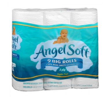 Angel Soft 9 rolls only $2.45 ea at Walgreens!