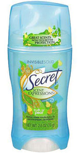 Secret deodorant 