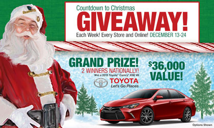 Santa and a toyota