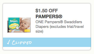 New $1.50 off ONE Pampers Swaddlers Diapers Coupon!