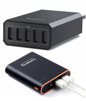 Amazon Deal: USB 5 Port Charger Plus Charger Bank Only $19.99 (reg $52.98)