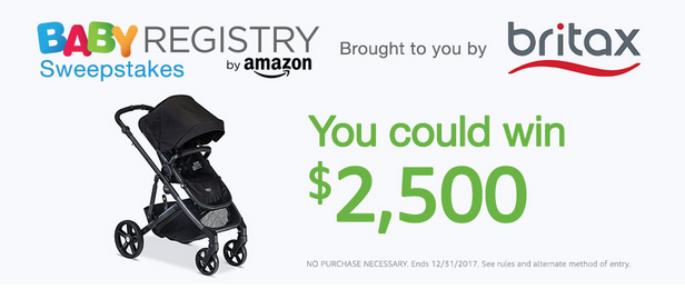 Amazon Baby: Win a $2,500 shopping spree