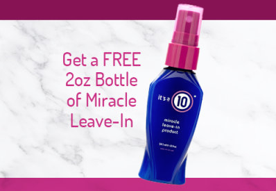 Free Miracle Leave-In Samples